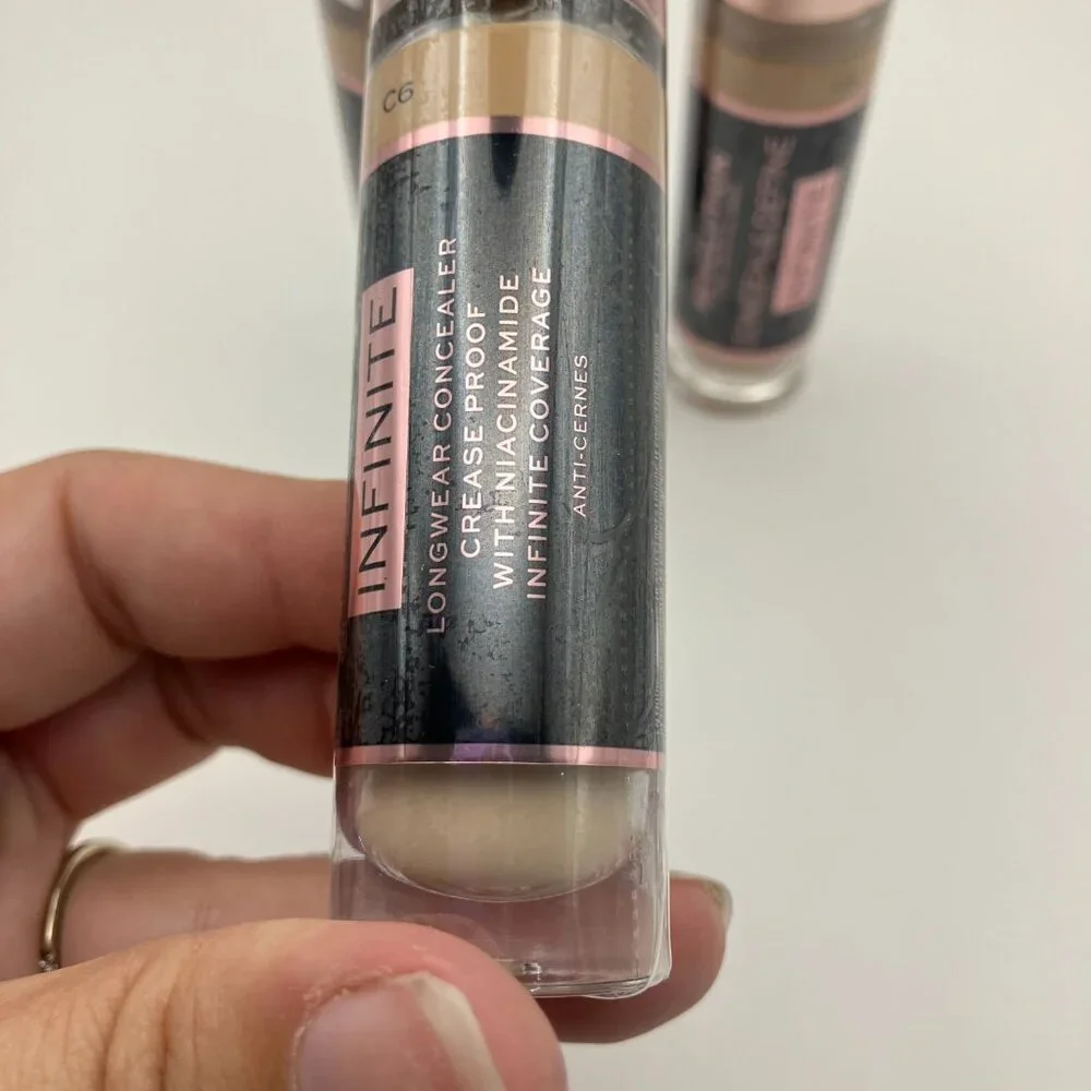 Lot of 3 Revolution Conceal & Define Infinite Concealer C7 16HR Wear Creaseproof